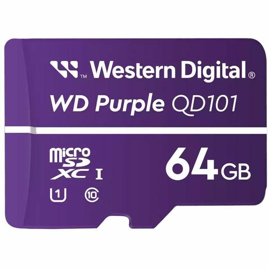 WD Purple 64 GB Class 10/UHS-I (U1) microSDXC - WDD064G1P0C-85AEL0