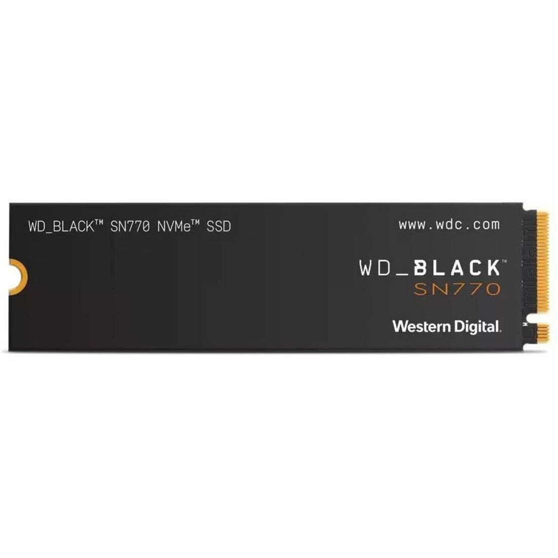 SanDisk Black SN770 WDS100T3X0E-00B3N0 1 TB Solid State Drive - M.2 2280 Internal - PCI Express NVMe (PCI Express NVMe 4.0 x4) - WDS100T3X0E-00B3N0