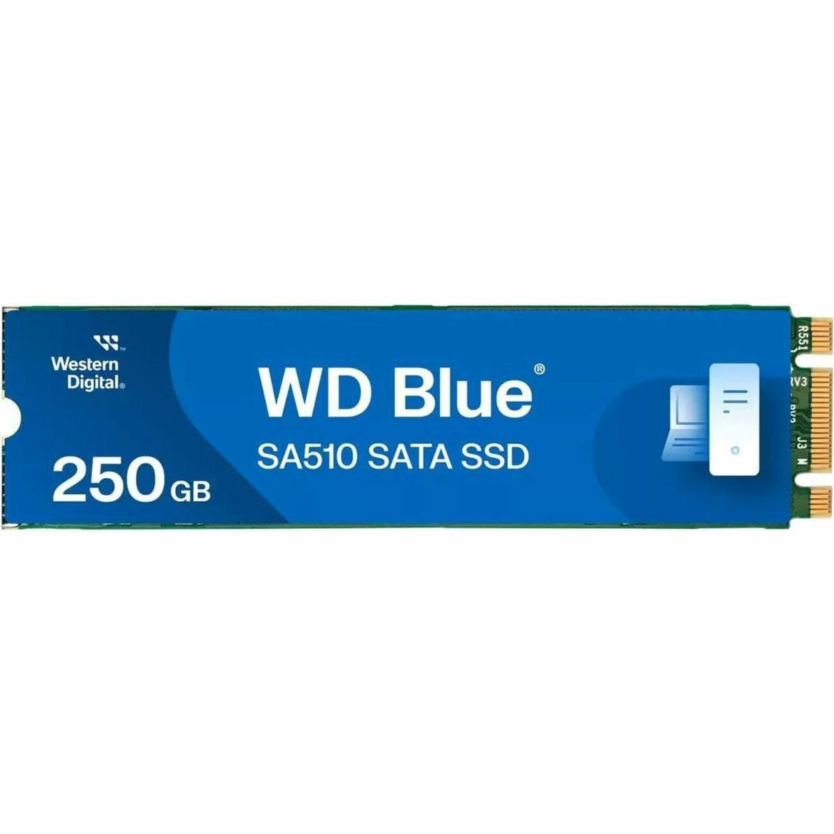 WD Blue SA510 WDS250G3B0B-00AXS0 250 GB Solid State Drive - M.2 2280 Internal - SATA (SATA/600) - WDS250G3B0B-00AXS0