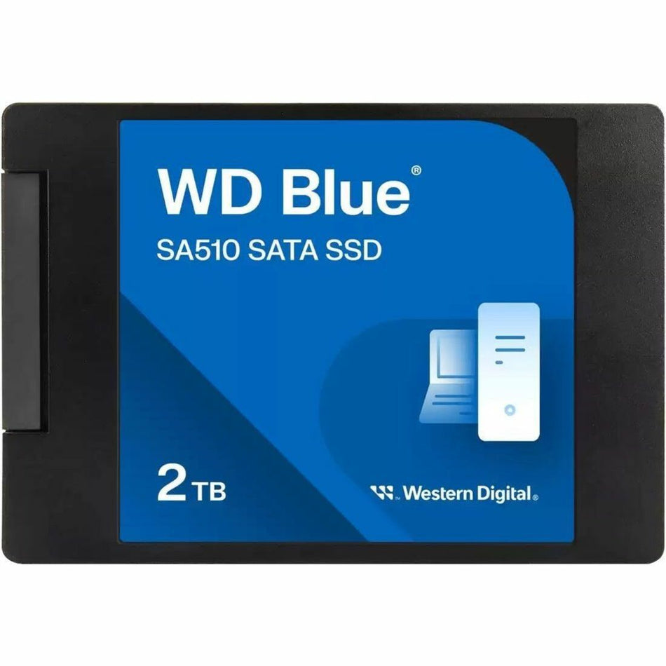 WD Blue SA510 WDS200T3B0A-00C7K0 2 TB Solid State Drive - 2.5" Internal - SATA - WDS200T3B0A-00C7K0