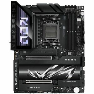 Asus ROG Crosshair X870E HERO Gaming Desktop Motherboard - AMD X870E Chipset - Socket AM5 - ATX - ROGCROSSHAIRX870EHERO