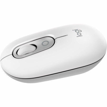 Logitech POP Mouse, Compact and Portable Wireless Bluetooth Mouse With Programmable Buttons and Quiet Clicks, Easy-Switch Between up to 3 Devices, Off-White - 910-007408