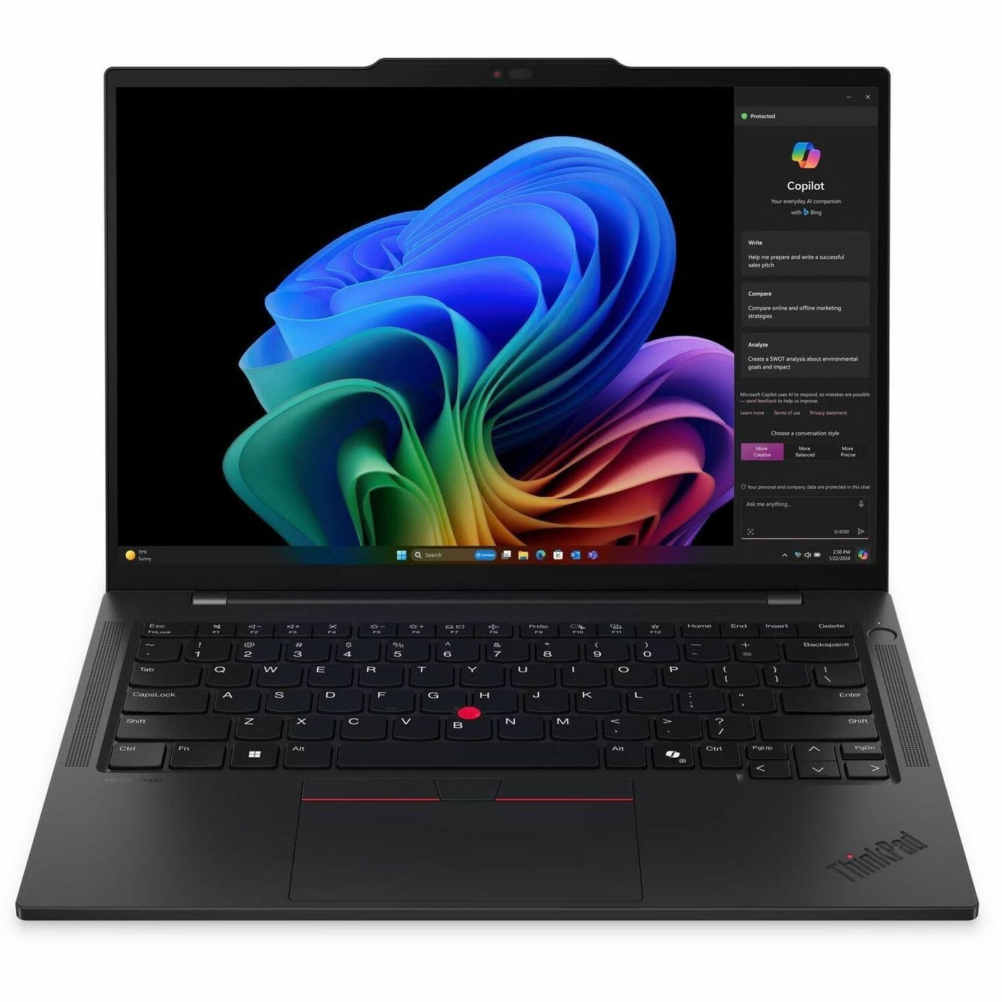 Lenovo ThinkPad T14s Gen 6 21M1001YUS 14" Copilot+ PC Notebook - WUXGA - AMD Ryzen AI 7 PRO 360 - 32 GB - 1 TB SSD - English Keyboard - Black - 21M1001YUS