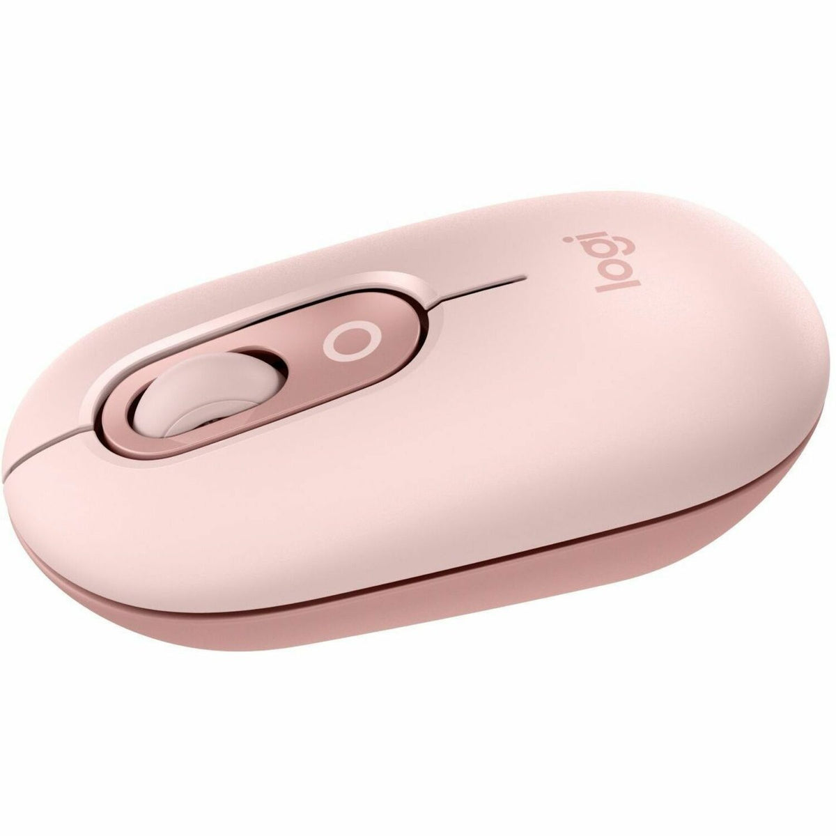 Logitech POP Mouse, Compact and Portable Wireless Bluetooth Mouse With Programmable Buttons and Quiet Clicks, Easy-Switch Between up to 3 Devices, Rose - 910-007409