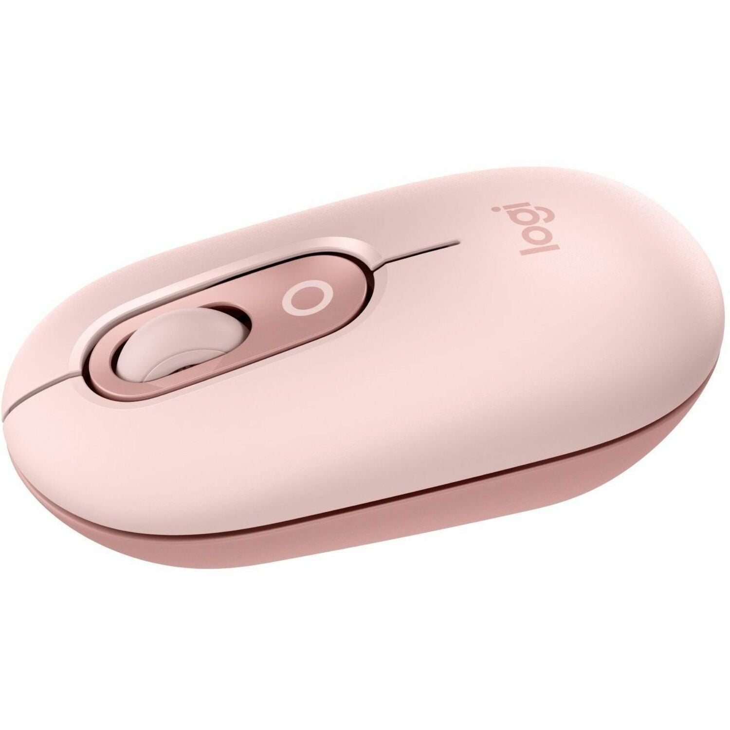 Logitech POP Mouse, Compact and Portable Wireless Bluetooth Mouse With Programmable Buttons and Quiet Clicks, Easy-Switch Between up to 3 Devices, Rose - 910-007409