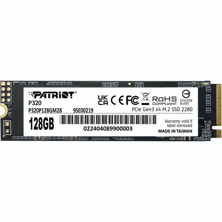 Patriot Memory P320 128 GB Solid State Drive - M.2 2280 Internal - PCI Express NVMe (PCI Express NVMe 3.0 x4) - P320P128GM28