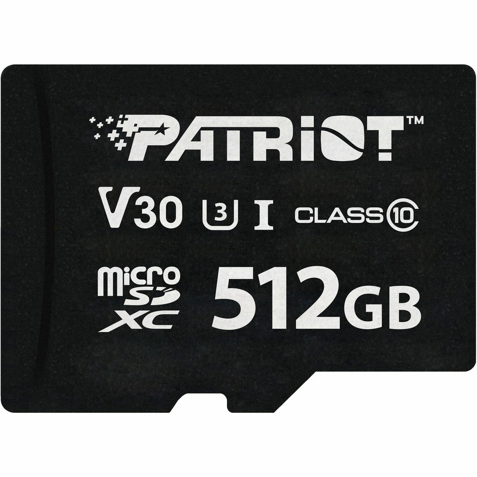 Patriot Memory 512 GB Class 10/UHS-I (U3) V30 microSDXC - PSF512GVX31MCX