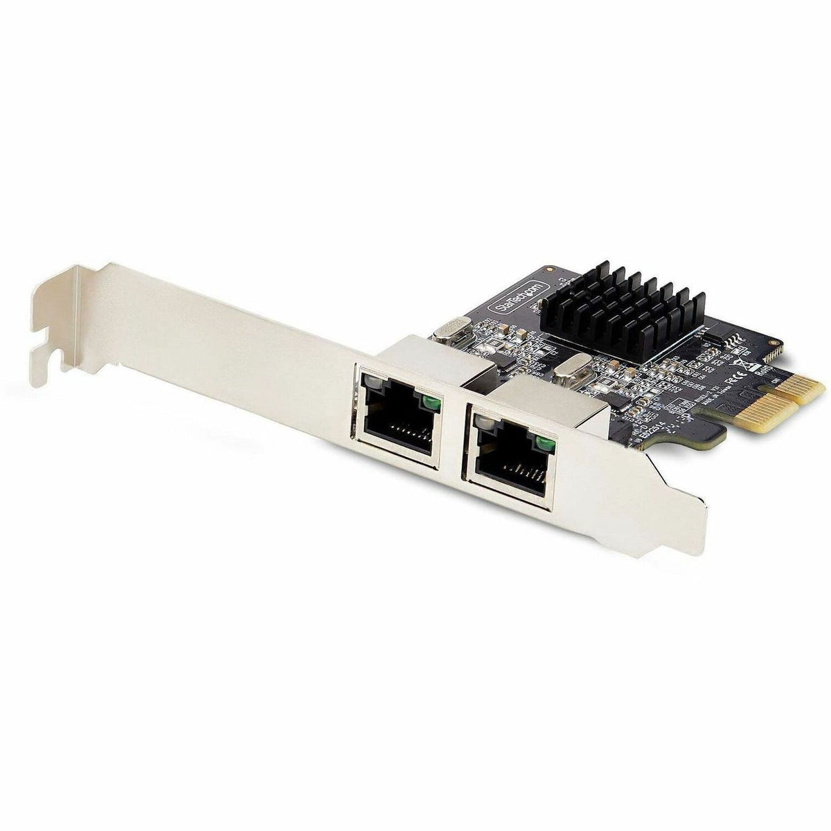 StarTech.com 2-Port Gigabit PCIe Network Adapter Card, 10/100/1000Mbps PCI Express NIC, Dual Realtek RTL8111H, TAA Compliant - ST1000SPEXD4T