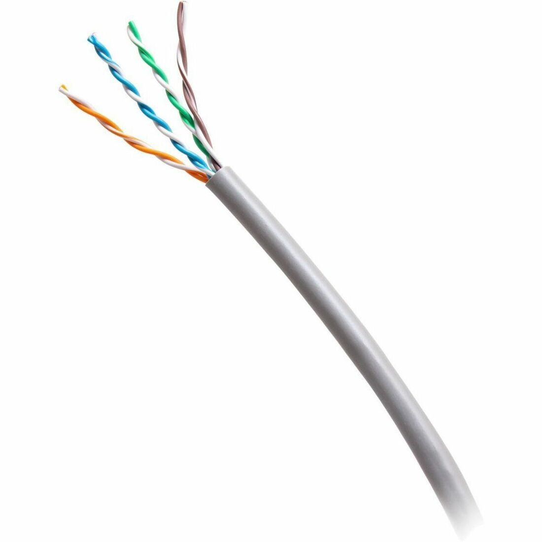 C2G 1000ft (304.8m) TAA-Compliant Cat6 Unshielded (UTP) Ethernet Cable with Solid Conductors-Riser CMR-Rated - Gray - C2G56033