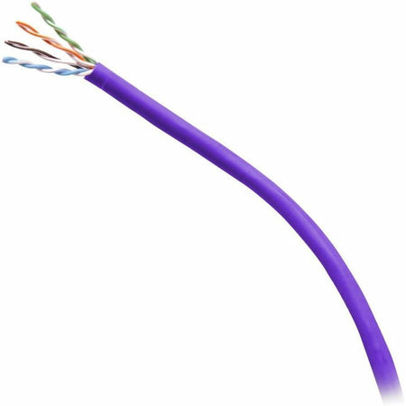 C2G 1000ft (304.8m) TAA-Compliant Cat6 Unshielded (UTP) Ethernet Cable with Solid Conductors-Plenum CMP-Rated - Purple - C2G56046