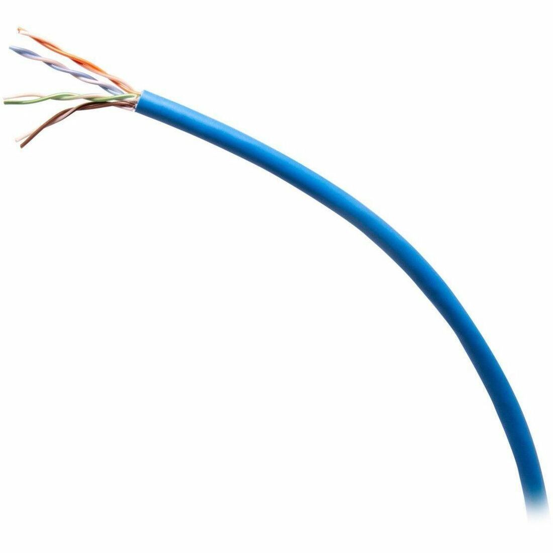 C2G 1000ft (304.8m) TAA-Compliant Cat5e Unshielded (UTP) Ethernet Cable with Solid Conductors-Plenum CMP-Rated - Blue - C2G56029