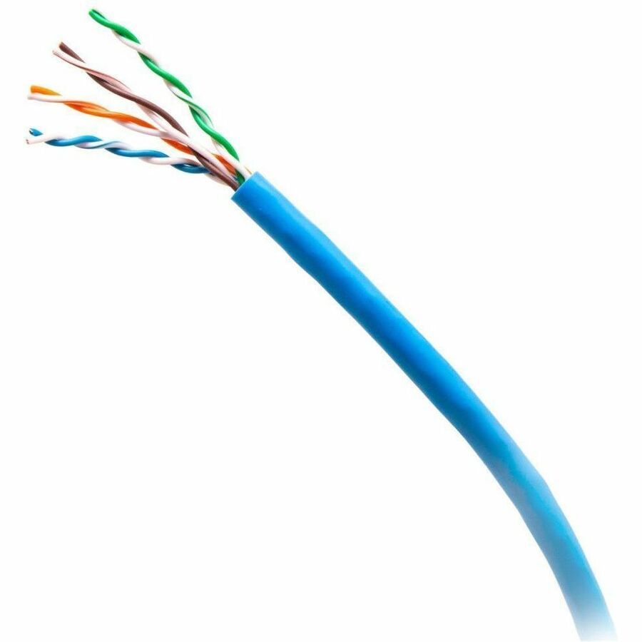 C2G 1000ft (304.8m) TAA-Compliant Cat6 Unshielded (UTP) Ethernet Cable with Stranded Conductors In-Wall CM-Rated - Blue - C2G56047