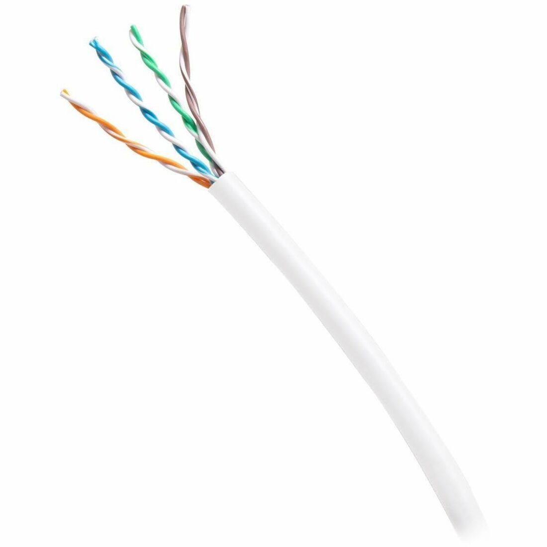 C2G 1000ft (304.8m) TAA-Compliant Cat6 Unshielded (UTP) Ethernet Cable with Solid Conductors-Riser CMR-Rated - White - C2G56034