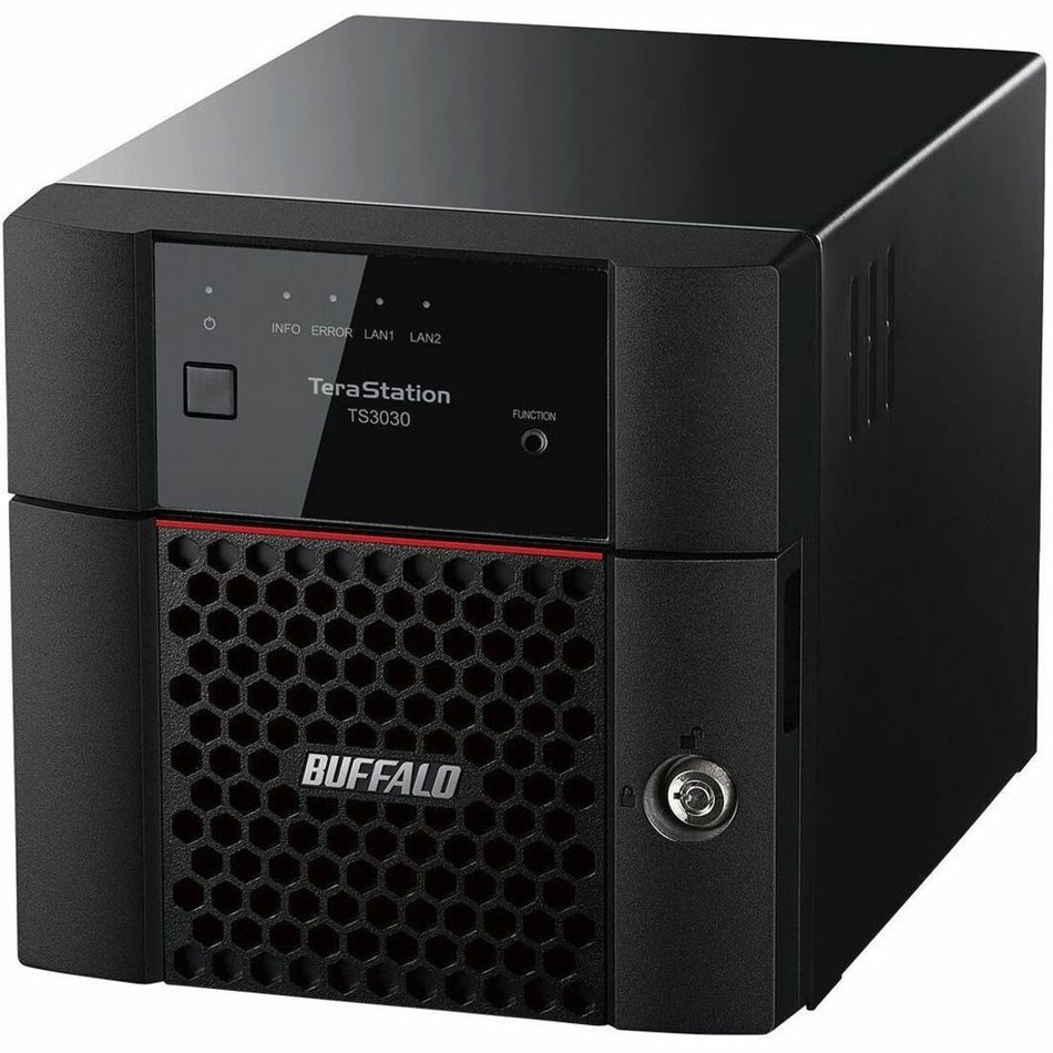 BUFFALO TeraStation 3230DN 2-Bay Secure SMB Desktop NAS 8TB (2x4TB) with Hard Drives Included - TS3230DN0802