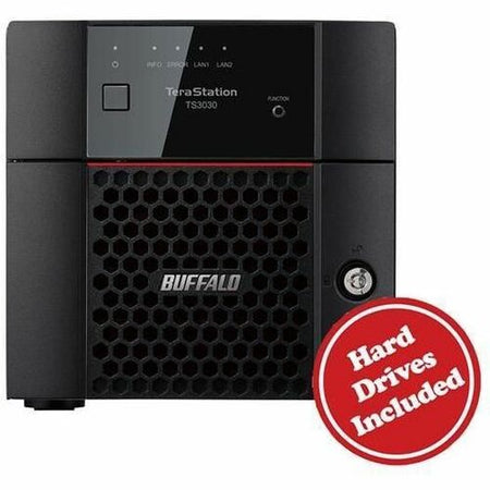 BUFFALO TeraStation 3230DN 2-Bay Secure SMB Desktop NAS 16TB (2x8TB) with Hard Drives Included - TS3230DN1602