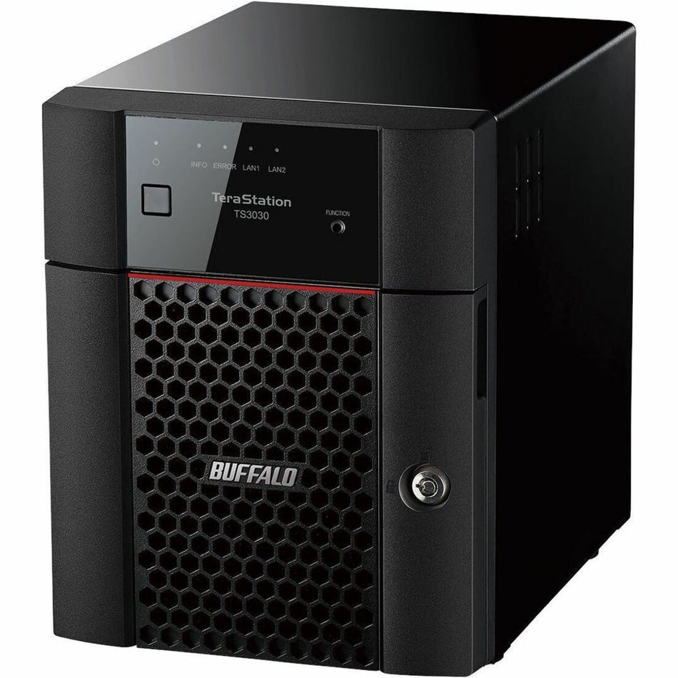 BUFFALO TeraStation 3430DN 4-Bay Secure SMB Desktop NAS 4TB (2x2TB) with Hard Drives Included - TS3430DN0402