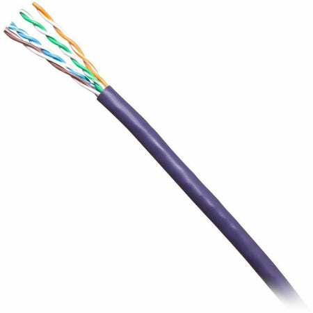 C2G 1000ft (304.8m) TAA-Compliant Cat6 Unshielded (UTP) Ethernet Cable with Solid Conductors-Riser CMR-Rated - Purple - C2G56039