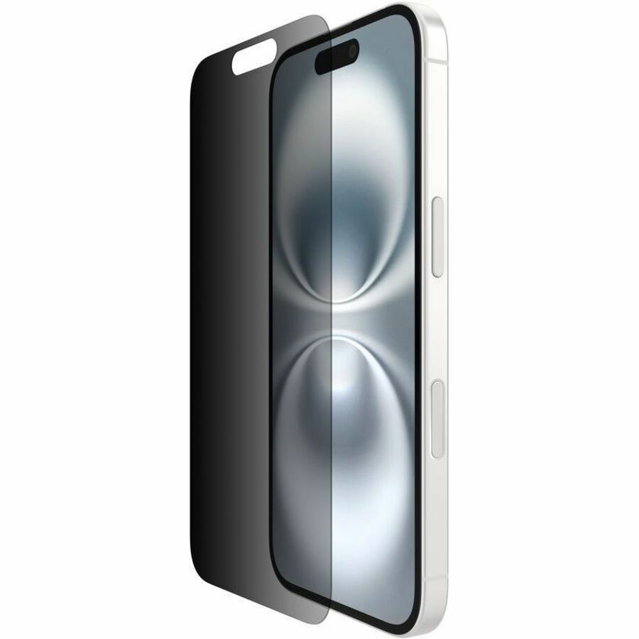 Belkin ScreenForce InvisiGlass Privacy Treated Screen Protector for iPhone 16/15/14 Pro - OVA167FQ