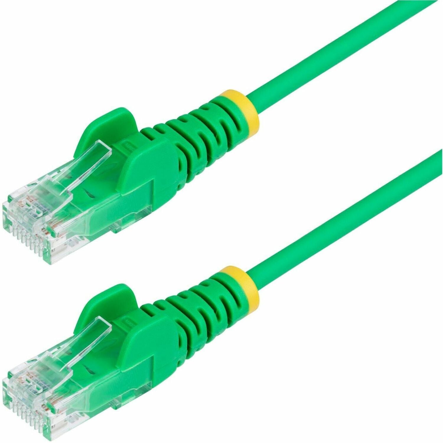 StarTech.com 10ft Green Slim CAT6 Ethernet Cable, Slim Snagless RJ45, UTP, LSZH, 28AWG Bare Copper, Slim Network Patch Cord, Fluke Tested - N6PAT10GNS