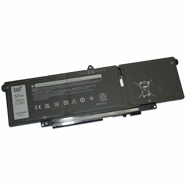 BTI WW8N8-BTI 3-CELL 11.4V LI-ION BATTERY WW8N8, V0W55, 047T0, CN-0047T0 - WW8N8-BTI