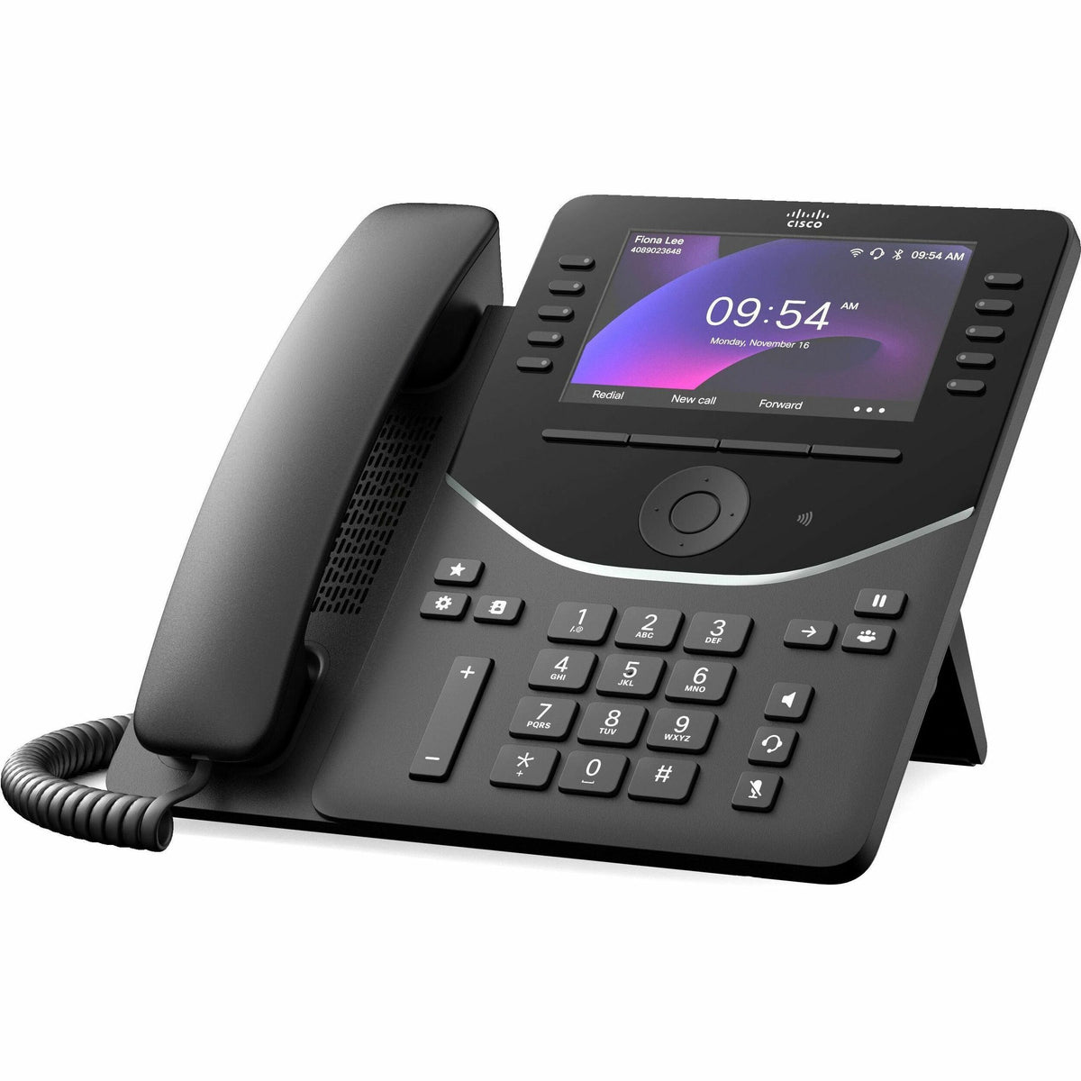 Cisco 9841 IP Phone - Refurbished - Corded - Desktop - Carbon Black - DP-9841-K9-RF