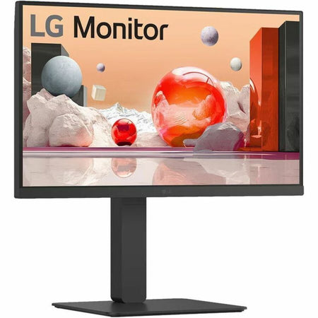 LG 24BA850-B 24" Class Webcam Full HD LCD Monitor - 16:9 - Textured Black - 24BA850-B