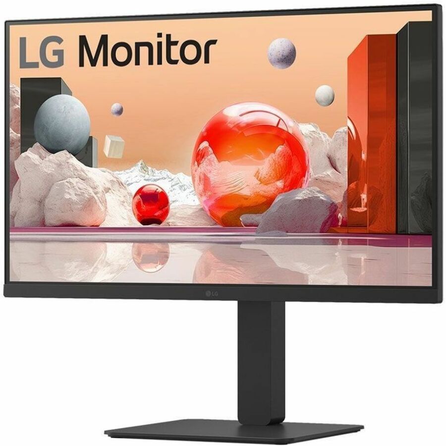 LG 27BA850-B 27" Class Webcam Full HD LED Monitor - 16:9 - Textured Black - 27BA850-B