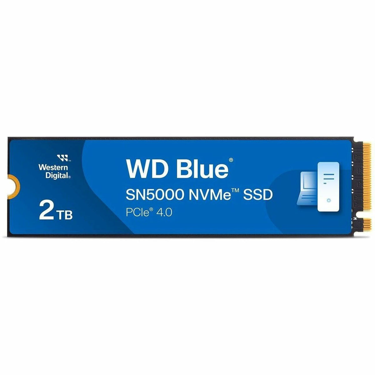 WD Blue SN5000 WDS200T4B0E-00CNZ0 2 TB Solid State Drive - M.2 2280 Internal - PCI Express NVMe (PCI Express NVMe 4.0 x4) - WDS200T4B0E-00CNZ0