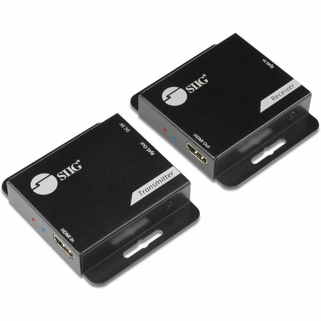 SIIG HDMI Over Cat6 Extender - 60m - 1080p - PoC - Metal Housing - CE-H3EX01-S1