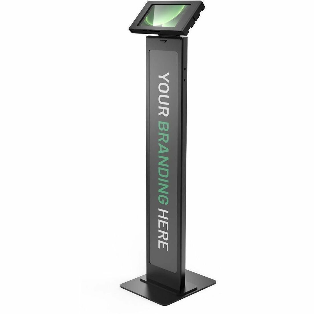Galaxy Tab Active 3/5 8" Apex Enclosure Brandable Floor Stand Black - 140B80GAPXB