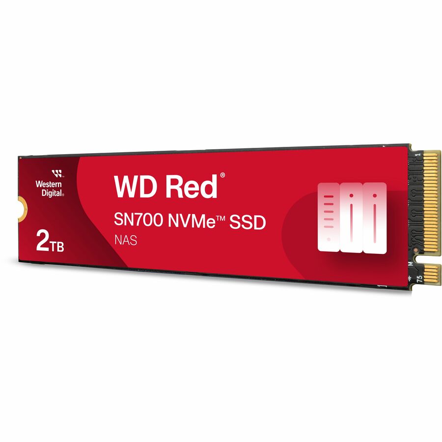 WD Red S700 WDS200T1R0C 2 TB Solid State Drive - M.2 2280 Internal - PCI Express NVMe (PCI Express NVMe 3.0 x4) - WDS200T1R0C-68BDK0