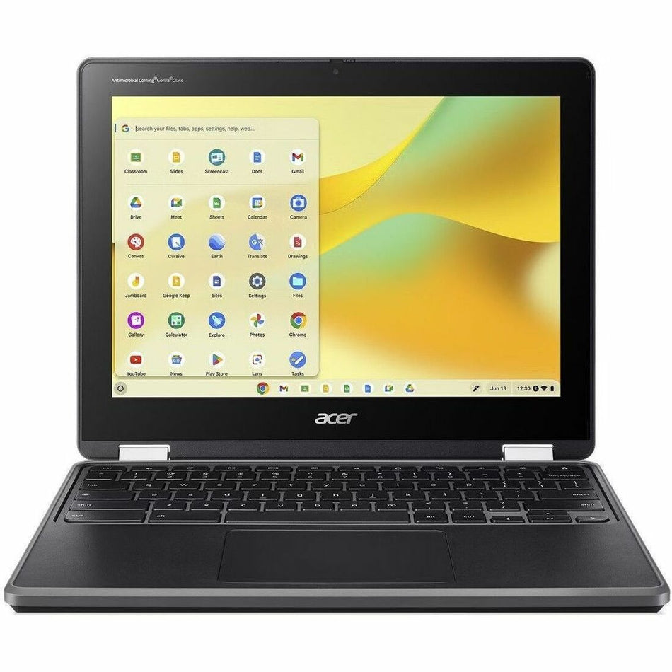 Acer Chromebook Spin 512 R857TN R857TN-P5QA 12.2" Touchscreen Convertible 2 in 1 Chromebook - WUXGA - Intel N250 - 8 GB - 64 GB Flash Memory - English (US) Keyboard - Black - NX.JAXAA.002