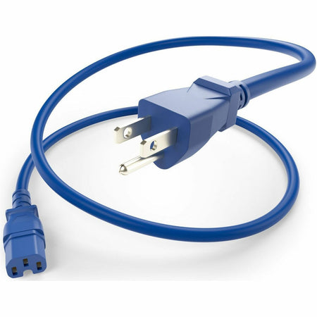 UNC Group 5/15P to C15 Power Cord, 15amp, 14awg - PWCD-515PC15-15A-03F-BLU