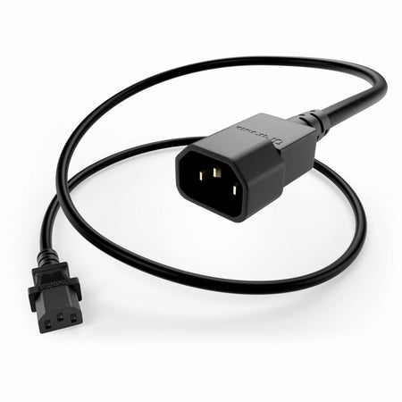 UNC Group C13 to C14 Power Cord, 15amp, 14awg - PWCD-C13C14-15A-07F-BLK
