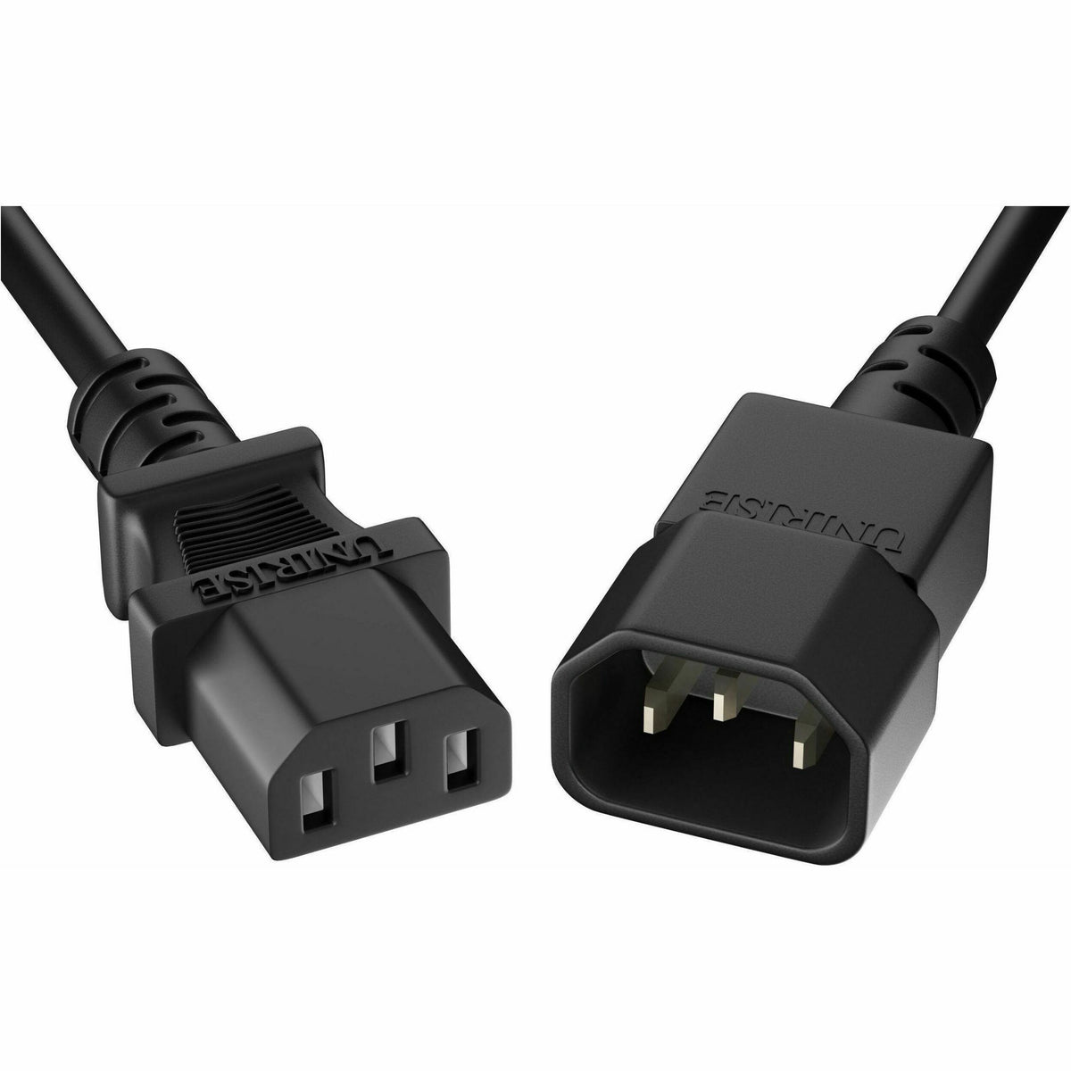 UNC Group C13 to C14 Power Cord, 10amp, SJT, 18awg - PWCD-C13C14-10A-5.5F-BLK