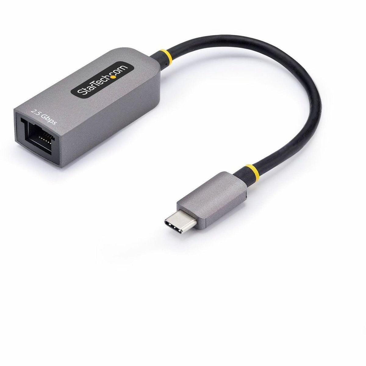 StarTech.com 2.5GbE USB-C to Ethernet Adapter, NBASE-T NIC, USB 3.0 Type-C 2.5/1G Multi Speed Network, USB 3.1 RJ45, Thunderbolt Compatible - C22G-USB-ETHERNET
