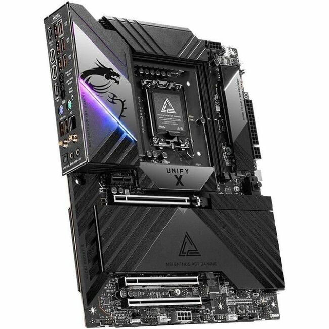 MSI MEG Z890 UNIFY-X Gaming Desktop Motherboard - Intel Z890 Chipset - Socket LGA-1851 - ATX - Z890UNIFYX