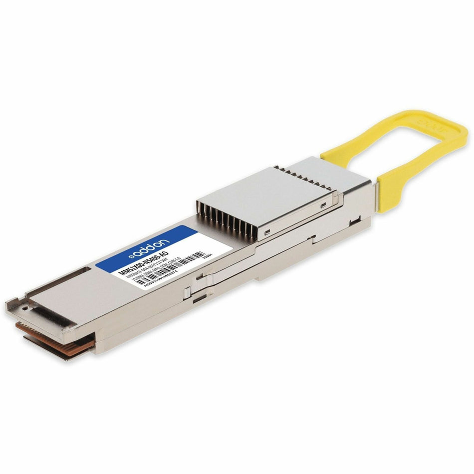 AddOn Mellanox MMS1X00-NS400 Compatible TAA 400GBase-DR4 QSFP112 Transceiver (SMF, 1310nm, 500m, MPO, DOM) CMIS 5.0 - MMS1X00-NS400-AO