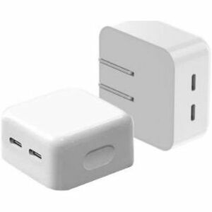 Axiom 35-Watt Dual USB-C Power Adapter White - USBC235WAW-AX - USBC235WAW-AX