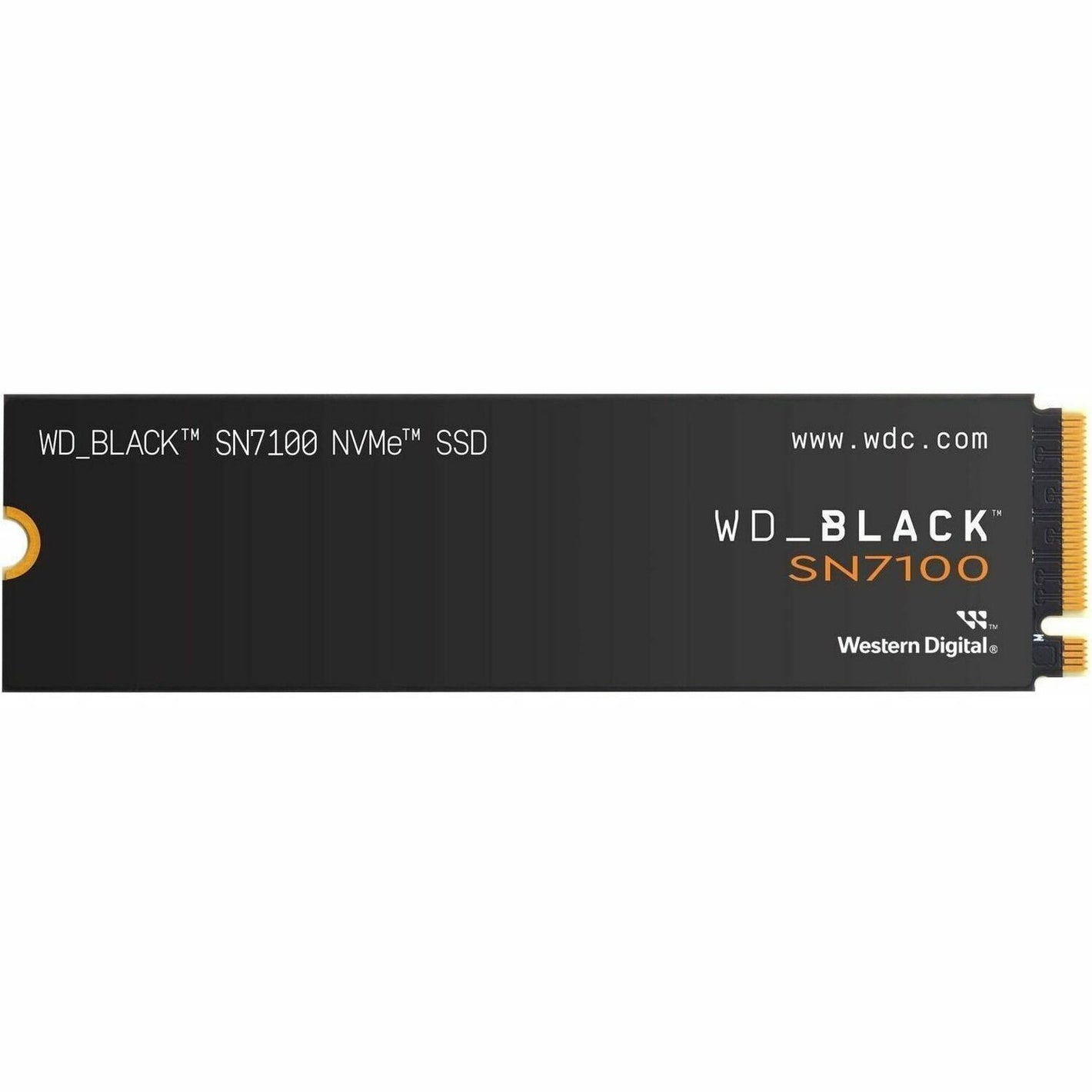 SanDisk WD_BLACK SN7100 WDS200T4X0E-00CJA0 2 TB Solid State Drive - M.2 2280 Internal - PCI Express NVMe (PCI Express NVMe 4.0 x4) - WDS200T4X0E-00CJA0