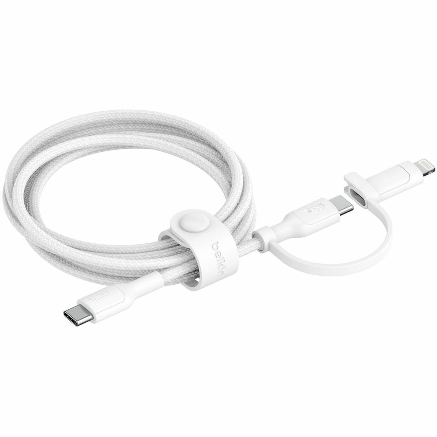 Belkin BoostCharge Pro 2-in-1 Cable with USB-C and Lightning Connector - CAC003fq1.5MWH