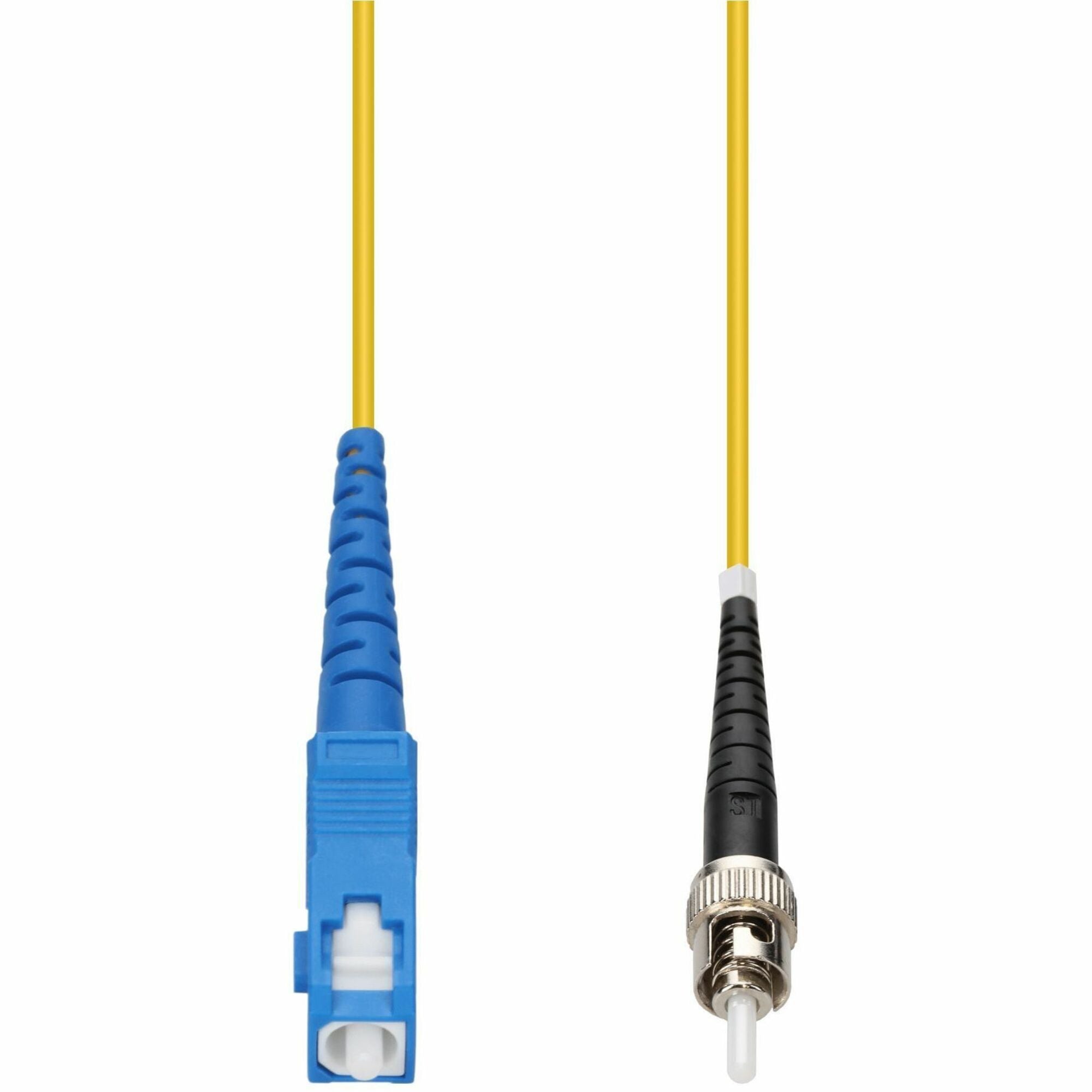 AddOn 50m SC to ST Yellow OS2 Simplex OFNP (Plenum-Rated) SMF Fiber Patch Cable - ADD-SC-ST-50MS9SMFP