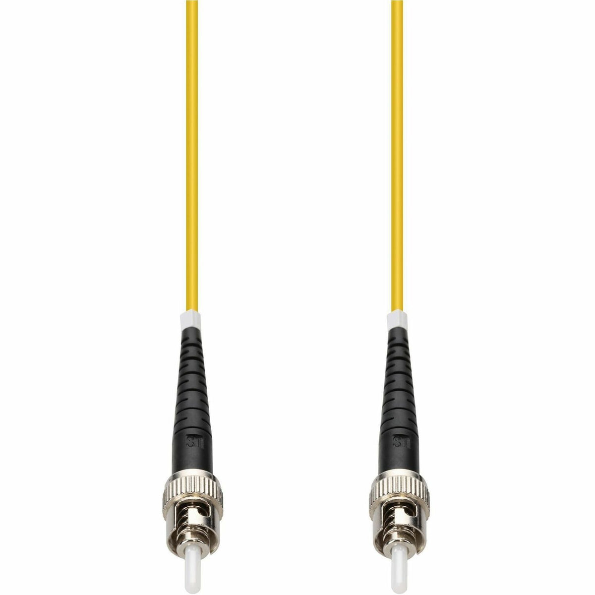 AddOn 20m ST to ST Yellow OS2 Simplex OFNP (Plenum-Rated) SMF Fiber Patch Cable - ADD-ST-ST-20MS9SMFP