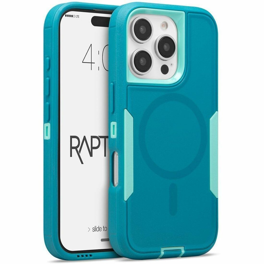 Cellairis Rapture Rugged - iPhone 16 Pro Ocean Blue/ Turquoise w/ MagSafe - 02-0960004R