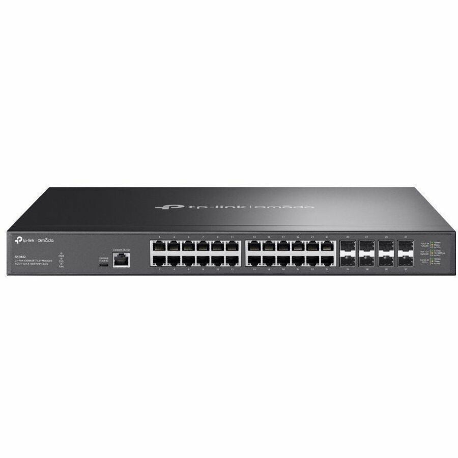 Omada 24-Port 10GBASE-T L2+ Managed Switch with 8 10GE SFP+ Slots - SX3832