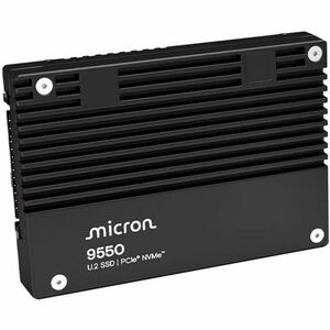 Micron 9550 MAX 25.60 TB Solid State Drive - U.2 15mm Internal - PCI Express NVMe (PCI Express NVMe 5.0 x2) - MTFDLAL25T6THB-1BK1DABYYR