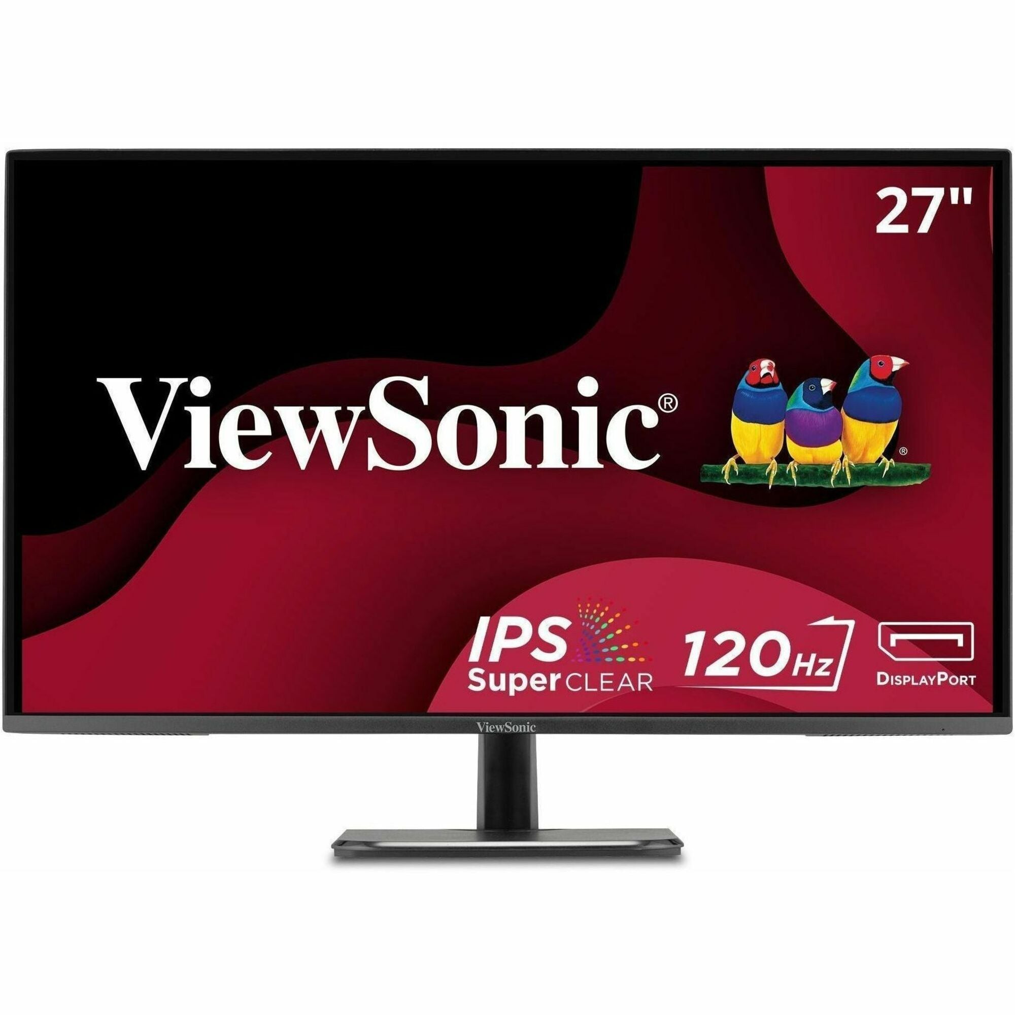 ViewSonic VA2756A-MHD 27 Inch IPS 1080p Monitor with 120Hz, Eye Care, HDMI, DisplayPort, and VGA Inputs for Home and Office - VA2756A-MHD