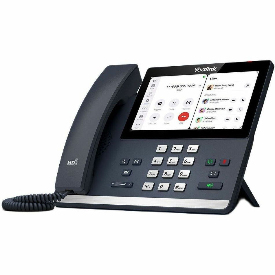 Yealink MP56 E2 IP Phone - Corded - Corded/Cordless - Bluetooth, Wi-Fi - Wall Mountable, Stand Mountable - Classic Gray - MP56-E2-ZOOM
