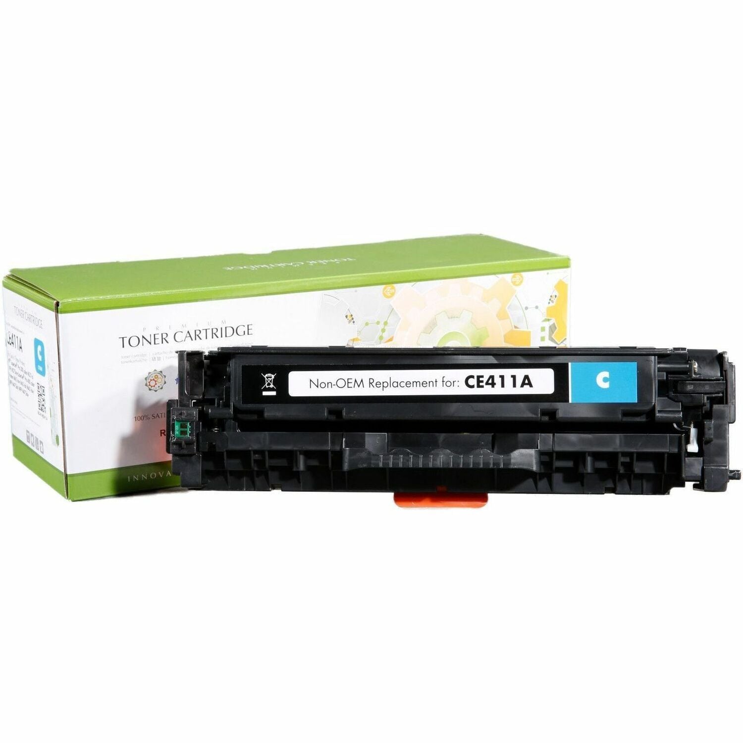 Static Control Remanufactured Laser Toner Cartridge - Single Pack CE411A - Cyan - 1 Pack - 002-01-RE411A