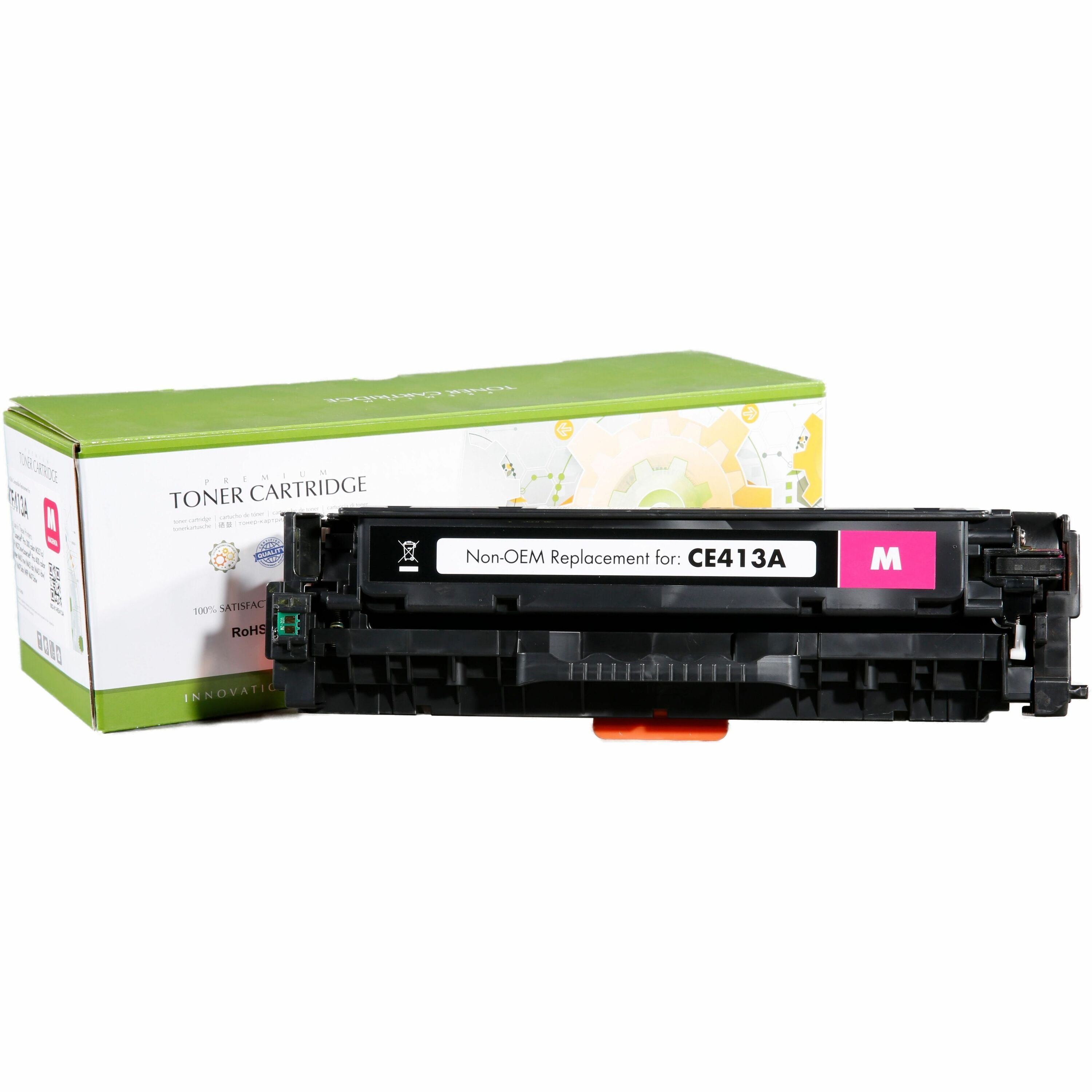 Static Control Remanufactured Laser Toner Cartridge - Single Pack CE413A - Magenta - 1 Pack - 002-01-RE413A
